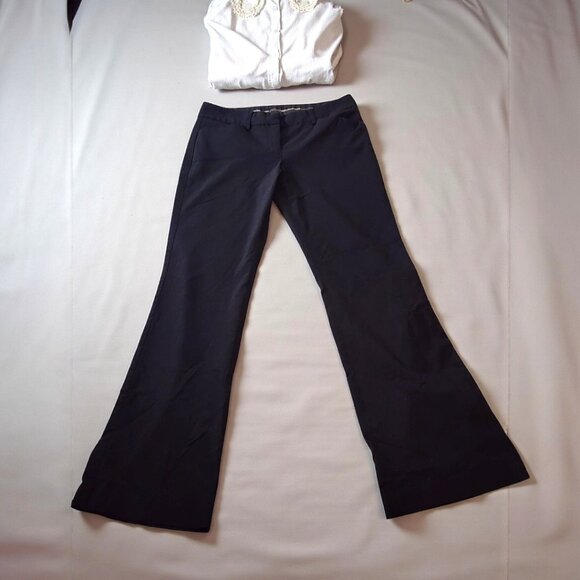 Express Design Studio Pants - Express Design Studio Black Trousers | Size 2R | Office Classic Bootcut